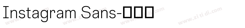 Instagram Sans字体转换